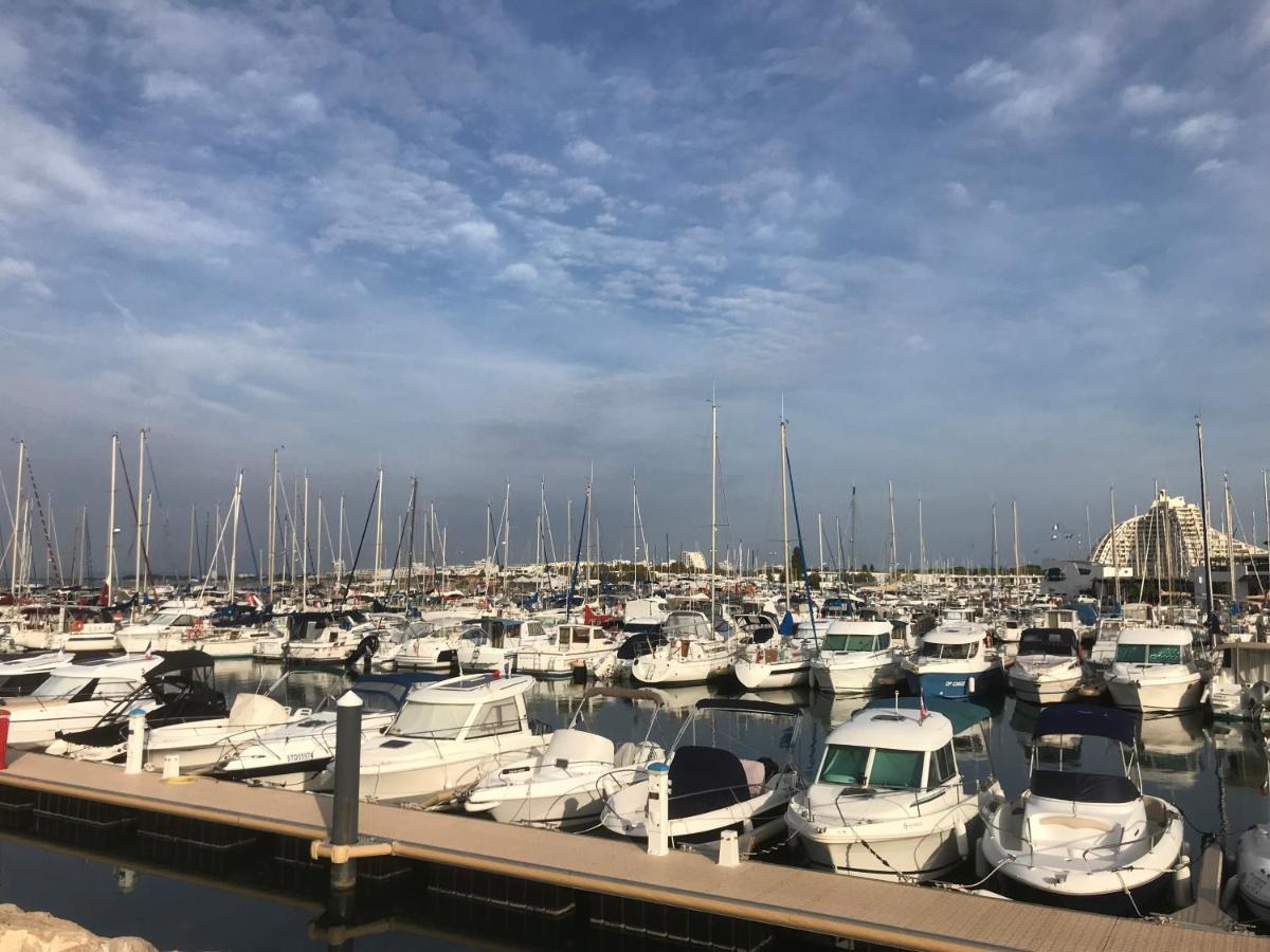 Studio 2-3 Pers Parking Clim Vue Port Et Mer La Grande-Motte Exterior foto