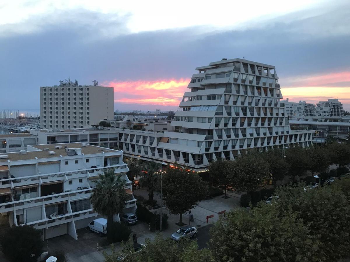 Studio 2-3 Pers Parking Clim Vue Port Et Mer La Grande-Motte Exterior foto